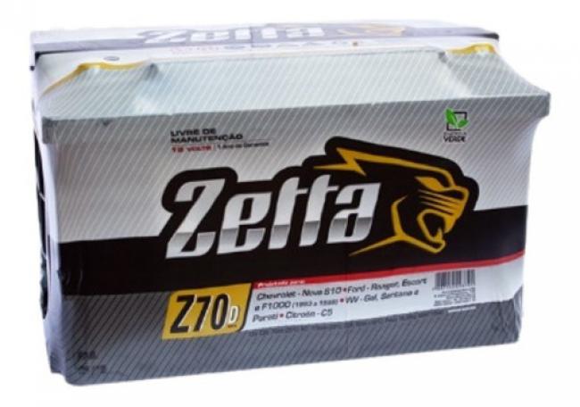 Bateria Zetta 70 amperes